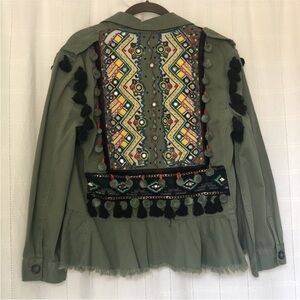 Zara jacket embroidered